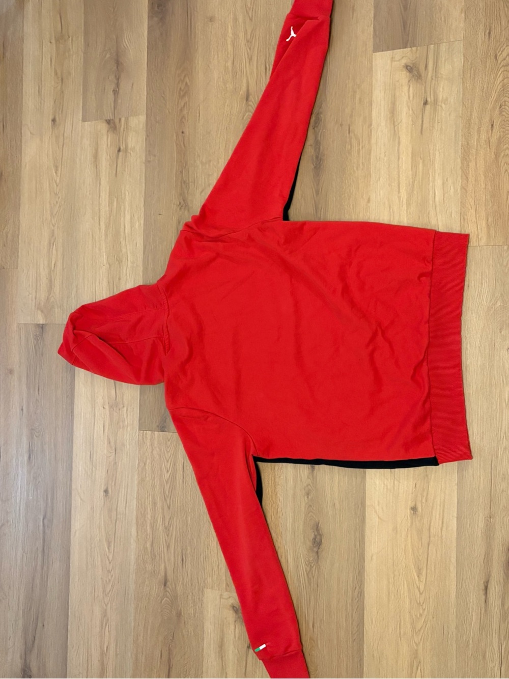 Puma x Scuderia Ferrari Shield Hoodie Red Mens Size Large GUC - Picture 5 of 9